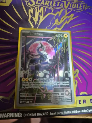 Carta Pokémon Miraidon EX Dorada