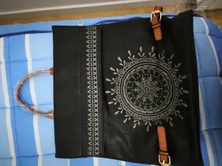 Bolso mochila piel mujer