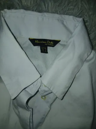 Camisa Massimo Dutti Blanca Mujer
