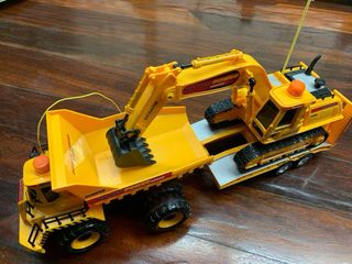Juguete Power Horse Radio Control Excavadora Dumpe