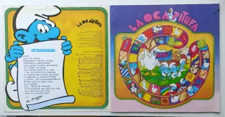 Dos vinilos de los pitufos