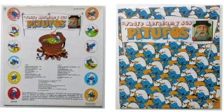 Dos vinilos de los pitufos