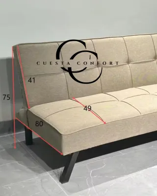 Sofá Cama. Conjunto 3 + 2 plazas. Butaca relax