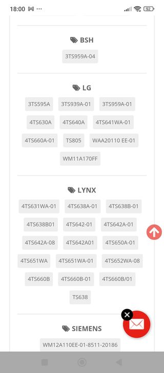 Goma escotilla lavadora Siemens 55BY0012