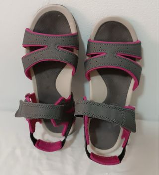 Sandalias Quechua Gris y Rosa