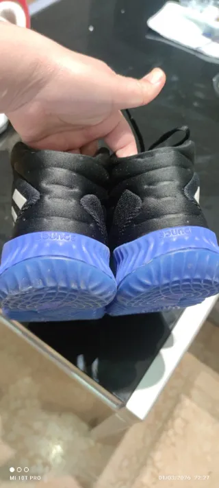 Zapatillas Adidas Baloncesto Negras y Azules