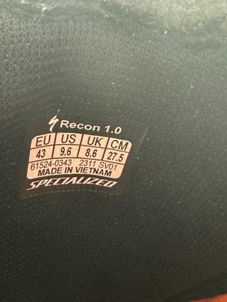 Sneakers da Ciclismo Specialized Recon 1.0