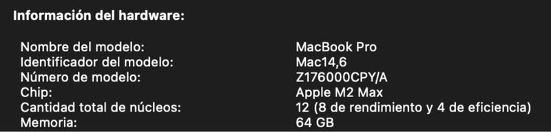 MacBook Pro M2 MAX 64GB afbeelding 6