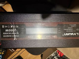 Inversor LIYUAN. 12V, 2000W