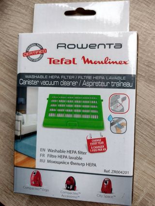 Filtro HEPA lavable Rowenta Compacteo