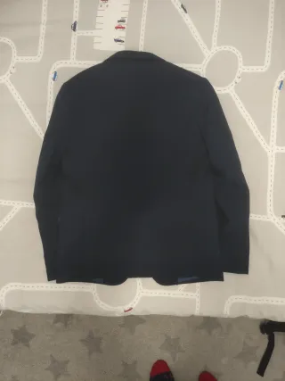 Americana Álvaro Moreno.  Talla 9-10 Azul Mari