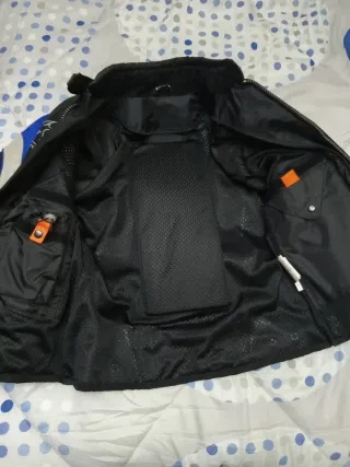 Chaqueta Moto IXON Negra y Azul