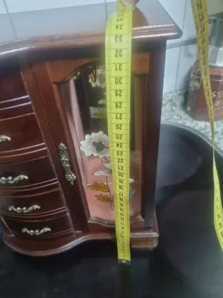 Joyero musical de madera