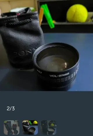 Objetivo Sony VCL-0746B