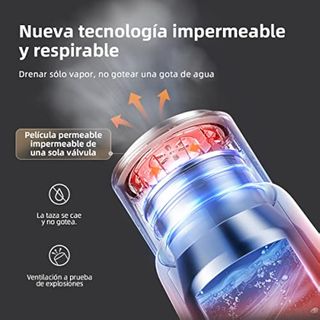 Hervidor Electrico Bear 4 300ml Temperatura Control Portátil De Un Solo Clic, Taza Térmica De Calentamiento Rápido De Viaje De Tres En Uno, Doble Capa 304 Acero Inoxidable