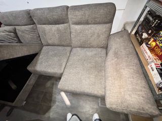 Sofá Chaiselongue Gris