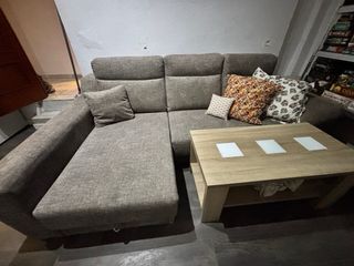 Sofá Chaiselongue Gris