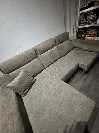 Sofá Chaiselongue Gris