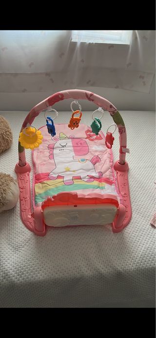 Alfombra de juego para bebé con piano