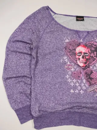 Jersey Harley Davidson Las Vegas Morado Calavera L