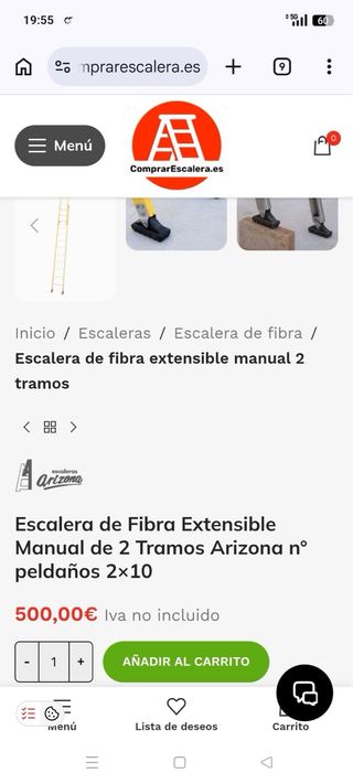 Escalera aislante 100 KV Arizona