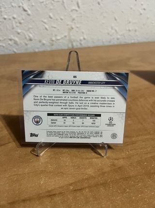 Lote Cartas Kevin de Bruyne Topps