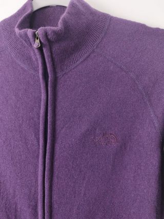 The North Face Wool Blend Full Zip Jacket - Purple