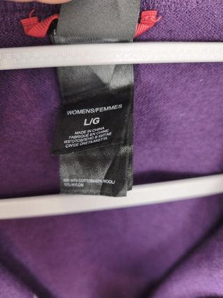 The North Face Wool Blend Full Zip Jacket - Purple