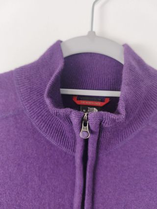 The North Face Wool Blend Full Zip Jacket - Purple