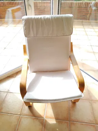 Sillón Poäng IKEA Madera y Tela