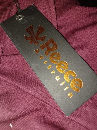 Polo manga corta granate