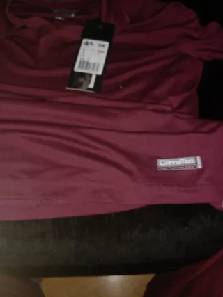 Polo manga corta granate