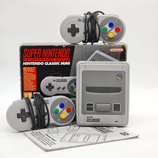 CONSOLA NINTENDO CLASSIC MINI CON DOS MANDOS + CAJA