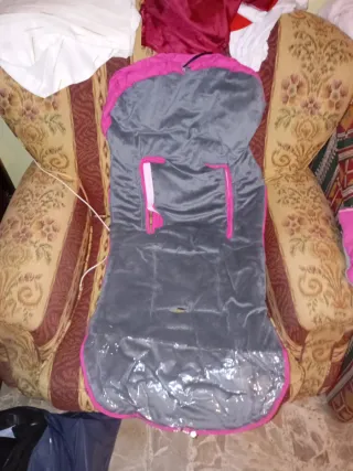 Saco Silla Paseo Bebé Rosa Jirafa