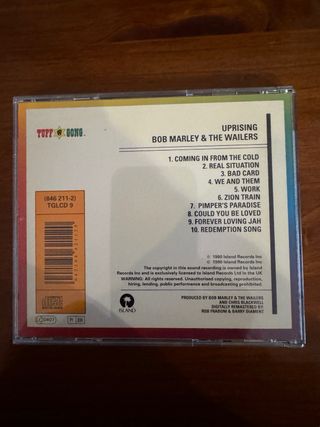 CD Bob Marley & The Wailers - Uprising
