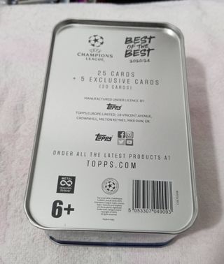 CAJA FUTBOL BEST OF THE BEST 20-21 CON 21 CROMOS