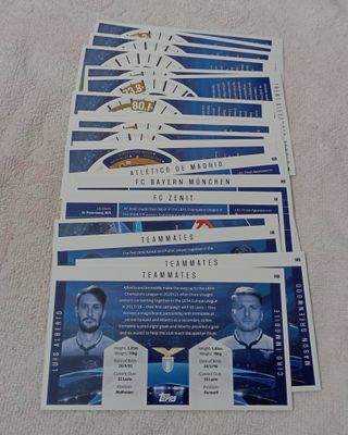 CAJA FUTBOL BEST OF THE BEST 20-21 CON 21 CROMOS