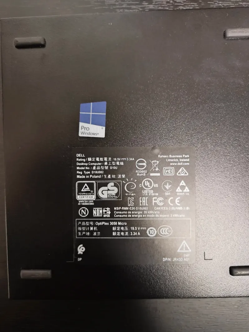 Computador Dell OptiPlex 3050 Micro