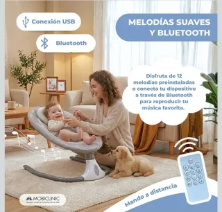 Silla mecedora para bebé