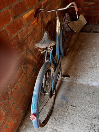 Bicicleta Antigua Azul