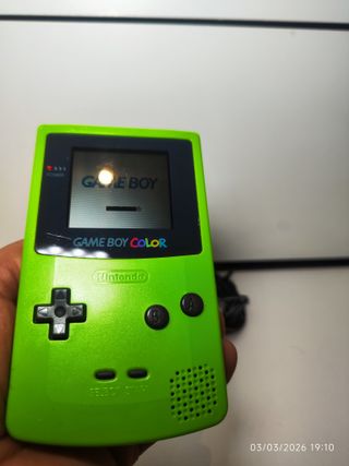 Nintendo Game Boy Color Verde + Fuente