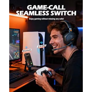 Auriculares NUBWO G06 Cascos Gaming Nuevo (no precintado) (naranja)