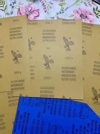 Set Carta Vetrata Carburo Silicio Professionale