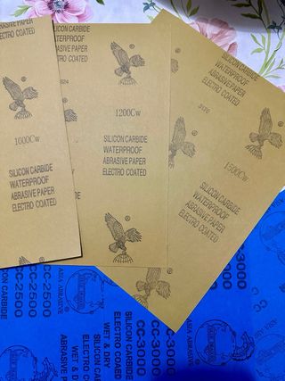 Set Carta Vetrata Carburo Silicio Professionale