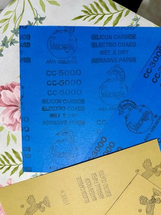 Set Carta Vetrata Carburo Silicio Professionale