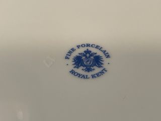 Precioso juego de seis platos llanos de Royal Kent