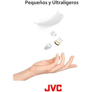 Auriculares JVC Gumy Mini HA-Z66TWE , REACONDICIONADO señales de uso ,(blanco)