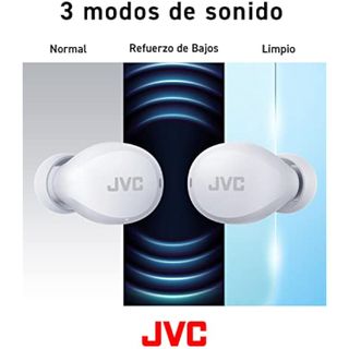 Auriculares JVC Gumy Mini HA-Z66TWE , REACONDICIONADO señales de uso ,(blanco)