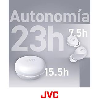 Auriculares JVC Gumy Mini HA-Z66TWE , REACONDICIONADO señales de uso ,(blanco)