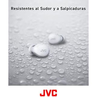 Auriculares JVC Gumy Mini HA-Z66TWE , REACONDICIONADO señales de uso ,(blanco)